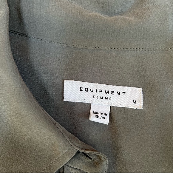 Equipment Silk Button Down - Picture 8 of 10